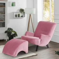 Wohnen Sessel<Relaxsessel in Rosa Samtvelours - Jily