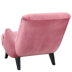 Wohnen Sessel<Relaxsessel in Rosa Samtvelours - Jily