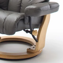Wohnen Sessel<Relaxsessel Normandie mit Hocker (zweiteilig)