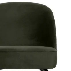 Wohnen Hocker<Retro Barstuhl in Dunkelgrün Samt - Arletta