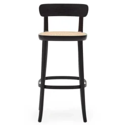 Wohnen Hocker<Retro Barstuhl mit Wiener Geflecht Sitz - Pulany (2er Set)