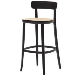 Wohnen Hocker<Retro Barstuhl mit Wiener Geflecht Sitz - Pulany (2er Set)