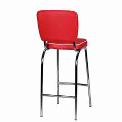 Wohnen Hocker<Retro Barstuhl Reflecta in Rot und Weiß