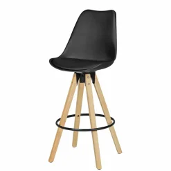 Wohnen Hocker<Retro Barstuhl Systrem mit Schalensitz (2er Set)