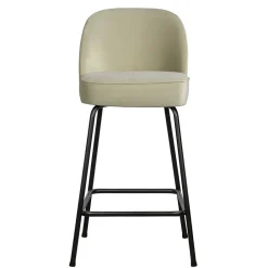 Wohnen Hocker<Retro Design Barstuhl in Graugrün Samt - Ilussiana