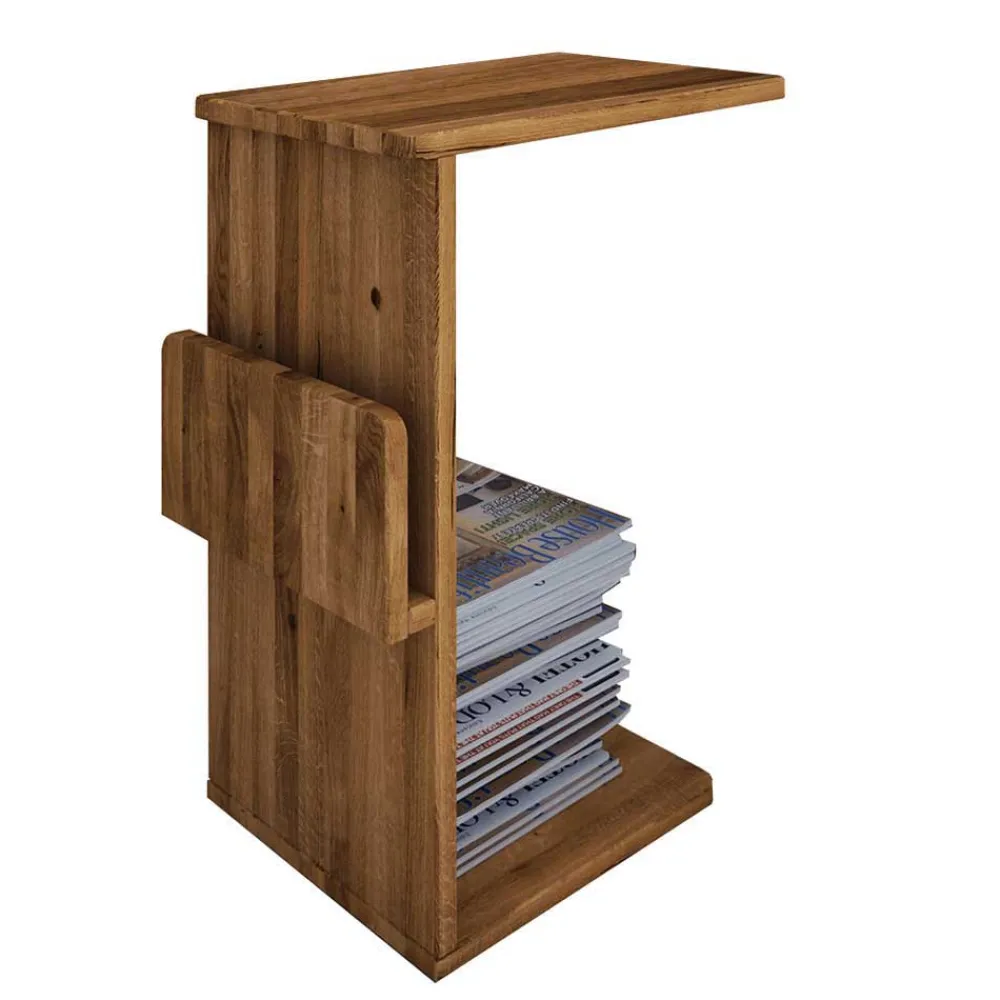 Wohnen Betten<Retro Design Bettanlage aus Wildeiche - Hardus