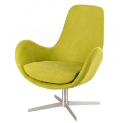 Wohnen Sessel<Retro Design Drehsessel in Hellgrün - Soraso