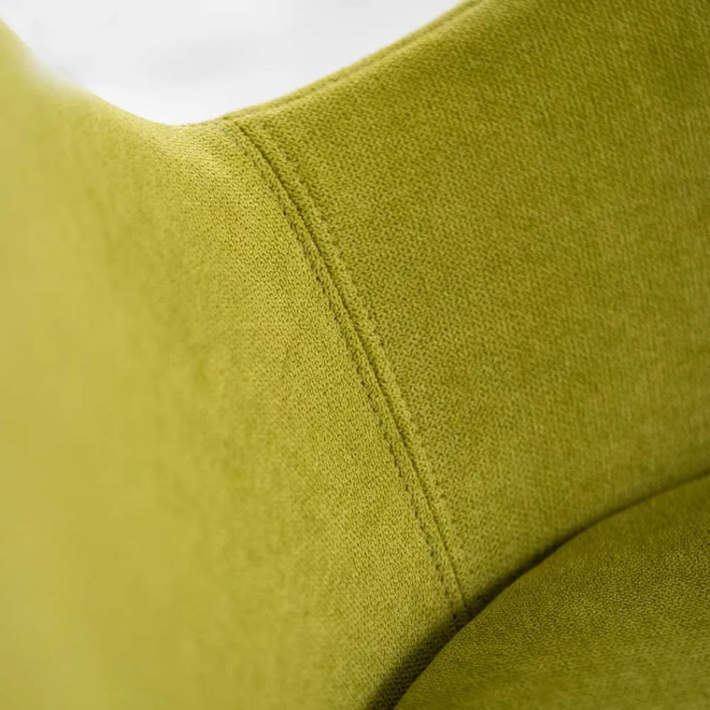 Wohnen Sessel<Retro Design Drehsessel in Hellgrün - Soraso