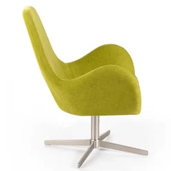 Wohnen Sessel<Retro Design Drehsessel in Hellgrün - Soraso