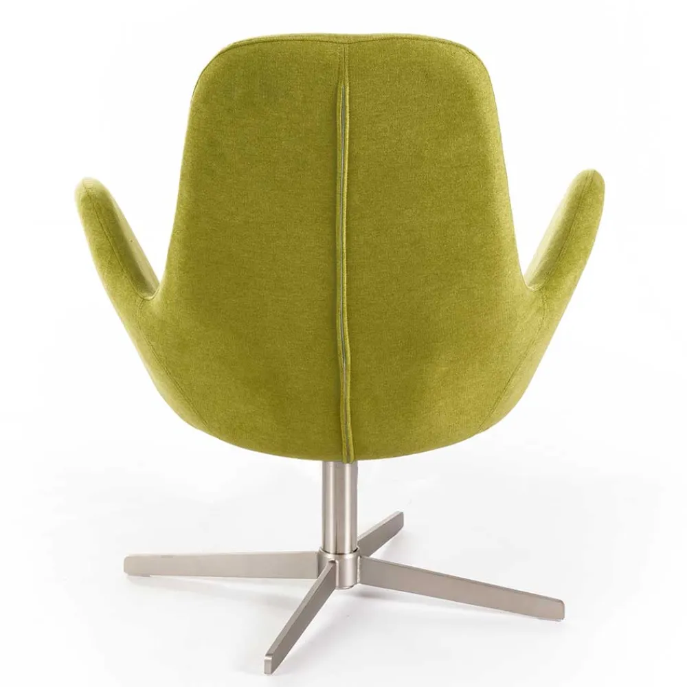 Wohnen Sessel<Retro Design Drehsessel in Hellgrün - Soraso