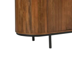 Wohnen Tv & Hifi-Möbel|Lowboards<Retro Design TV Lowboard aus Mangoholz - Galadira