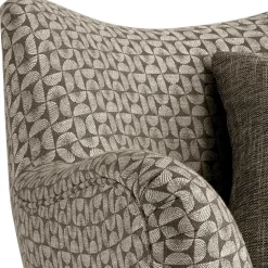 Wohnen Sessel<Retro Designsessel in Beige und Braun gemustert - Regiovs