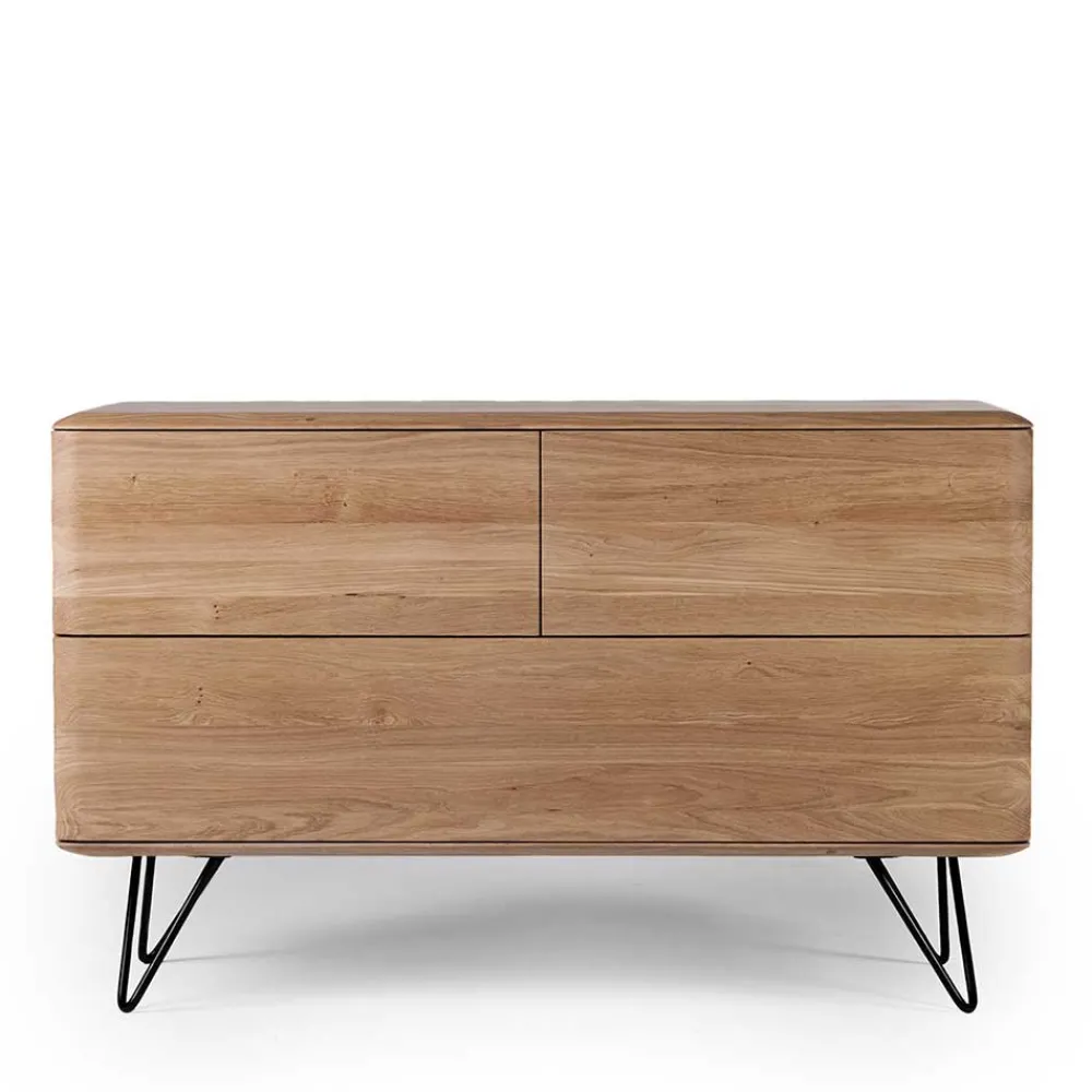 Wohnen Sideboards<Retro Kommode in Eiche Bianco - Bakaras