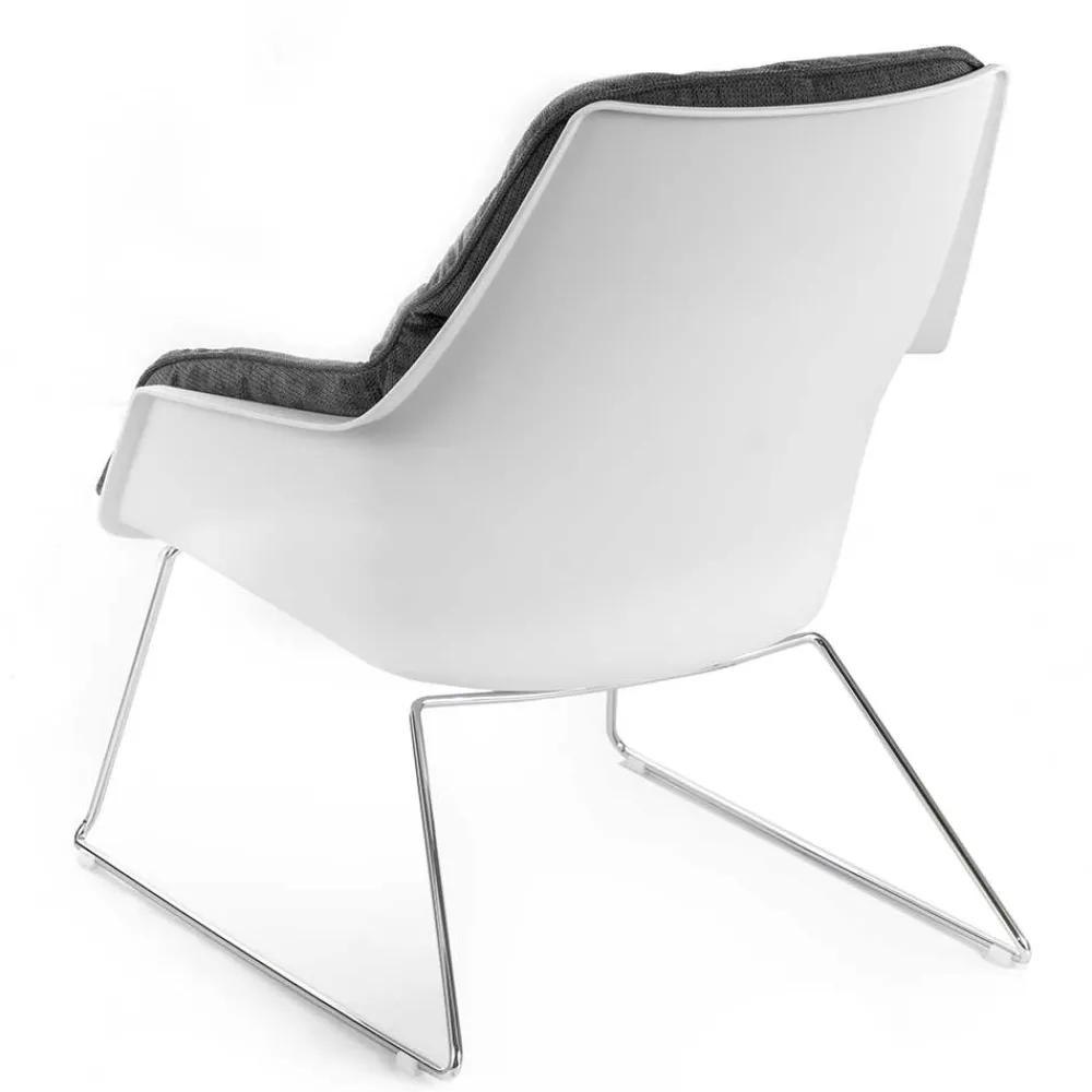 Wohnen Sessel|Stühle<Retro Lounge-Sessel in Dunkelgrau - Vibulam (2er Set)