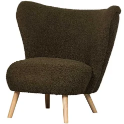 Wohnen Sessel<Retro Plüschsessel in Dunkelgrün - Vakuum