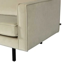 Wohnen Sessel<Retro Sessel aus Samt in Graugrün - Vontada