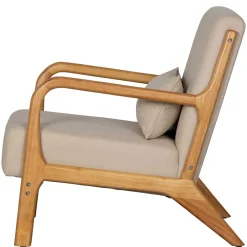 Wohnen Sessel<Retro Sessel mit Holzgestell - Lardosia