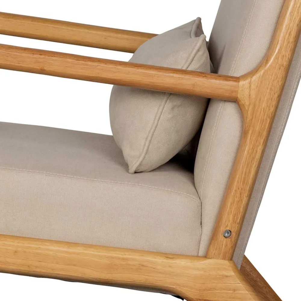 Wohnen Sessel<Retro Sessel mit Holzgestell - Lardosia