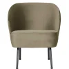 Wohnen Sessel<Retro Style Sessel in Khaki Samtbezug - Cuba