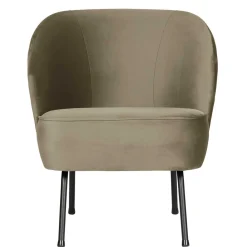 Wohnen Sessel<Retro Style Sessel in Khaki Samtbezug - Cuba