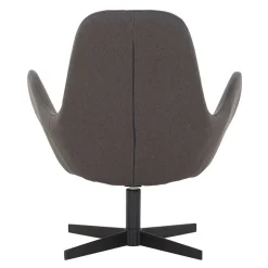 Wohnen Sessel<Retrodesign Sessel in Dunkelgrau Webstoff - Ivany