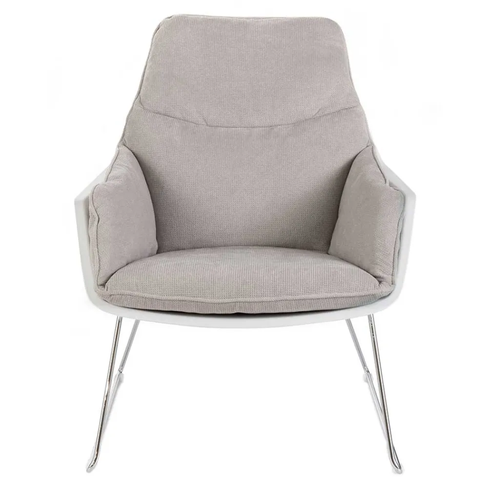 Wohnen Sessel|Stühle<Retrosessel mit Chrom Bügelgestell - Harukivo (2er Set)