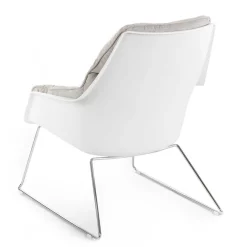 Wohnen Sessel|Stühle<Retrosessel mit Chrom Bügelgestell - Harukivo (2er Set)