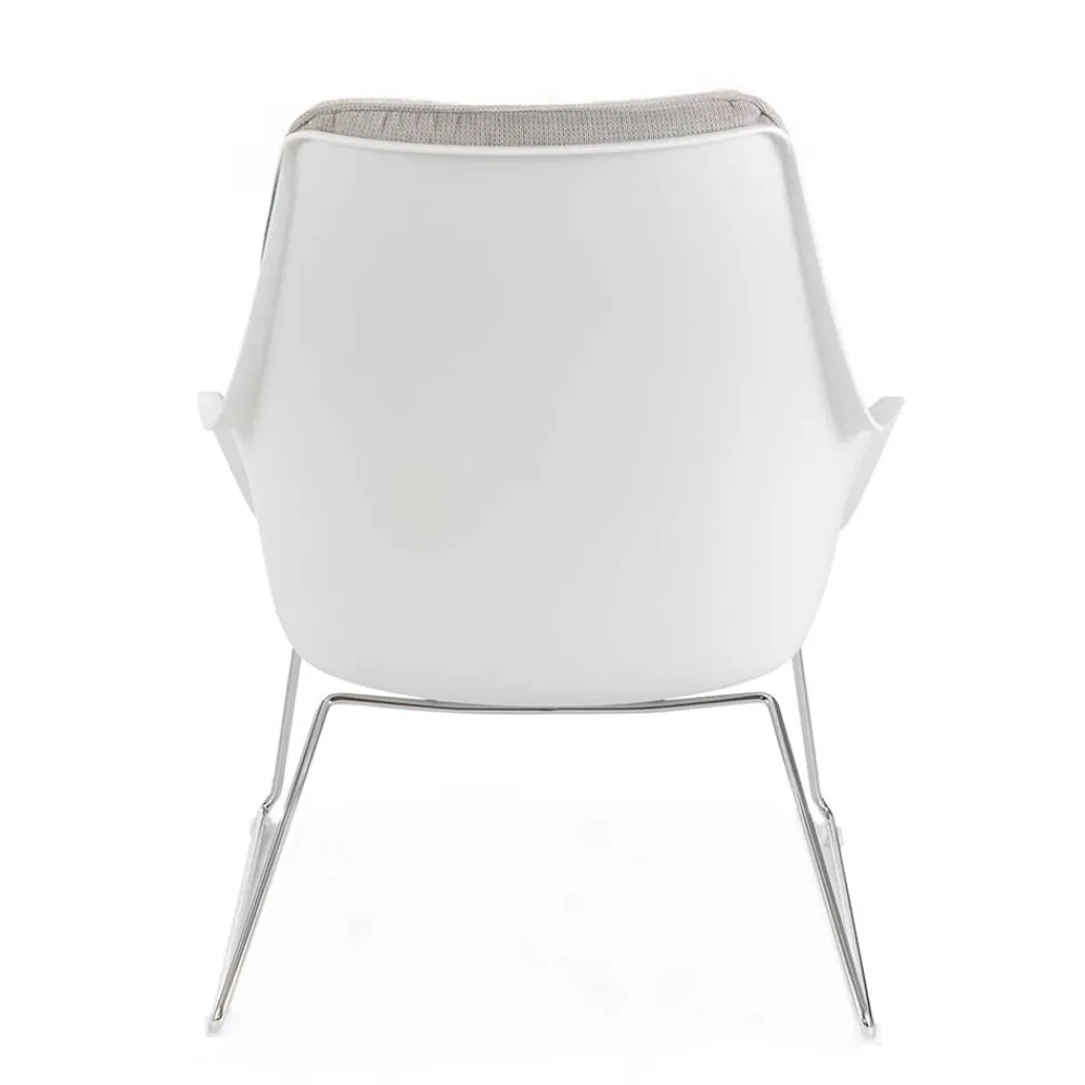 Wohnen Sessel|Stühle<Retrosessel mit Chrom Bügelgestell - Harukivo (2er Set)