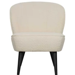 Wohnen Sessel<Retrostil Teddy Sessel in Creme - Castilla