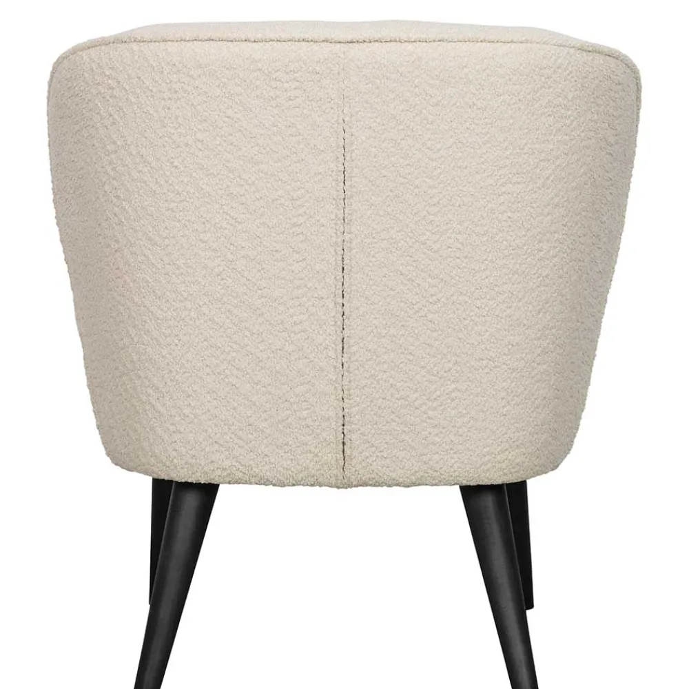Wohnen Sessel<Retrostil Teddy Sessel in Creme - Castilla
