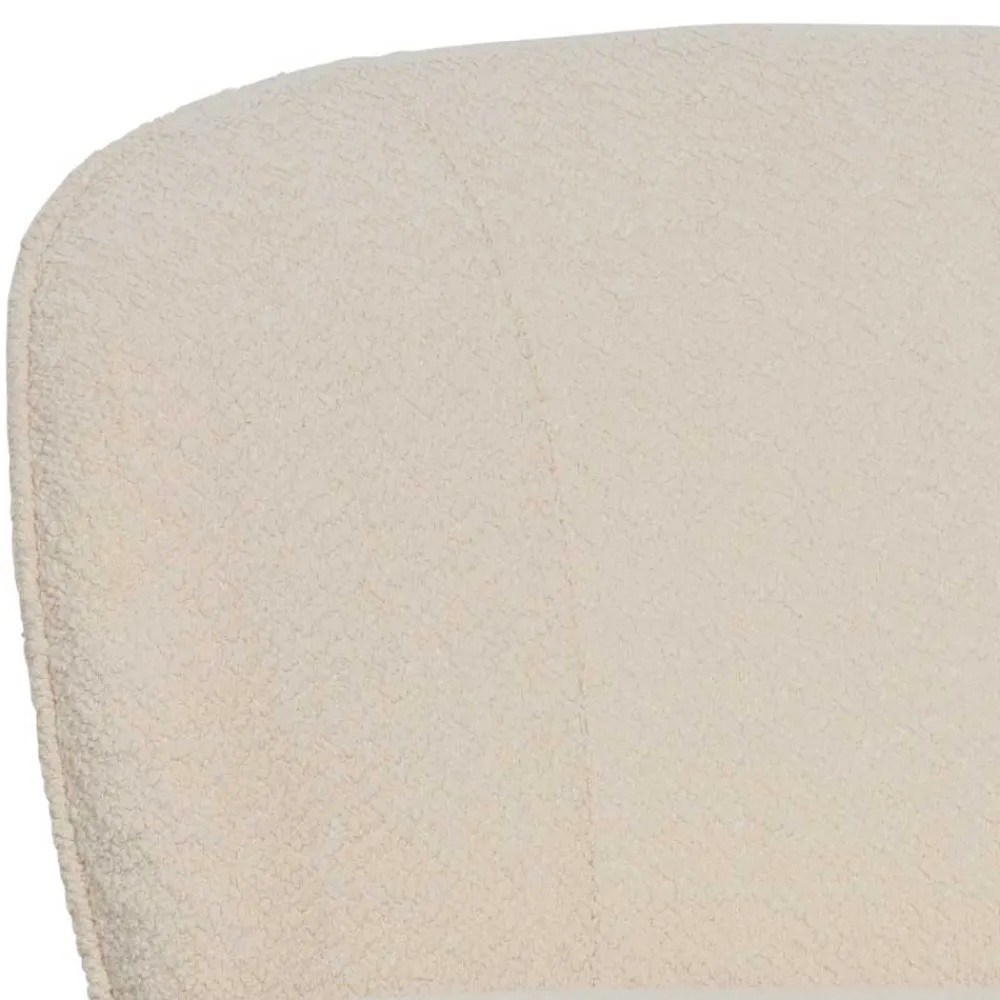 Wohnen Sessel<Retrostil Teddy Sessel in Creme - Castilla