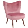 Wohnen Sessel<Retrostyle Polstersessel in Rosa - Lachar