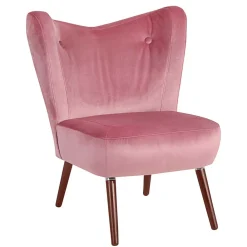 Wohnen Sessel<Retrostyle Polstersessel in Rosa - Lachar