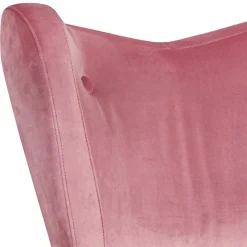 Wohnen Sessel<Retrostyle Polstersessel in Rosa - Lachar