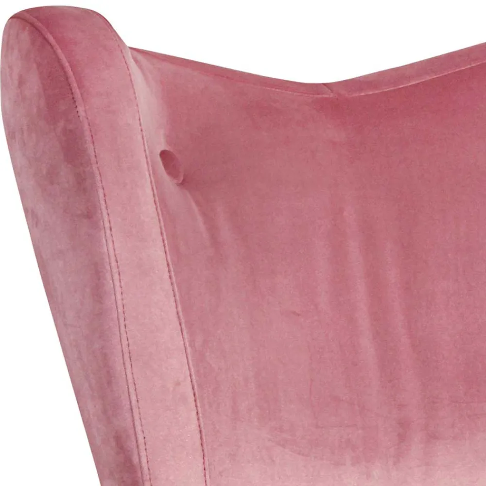 Wohnen Sessel<Retrostyle Polstersessel in Rosa - Lachar