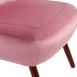 Wohnen Sessel<Retrostyle Polstersessel in Rosa - Lachar