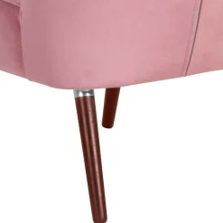 Wohnen Sessel<Retrostyle Polstersessel in Rosa - Lachar