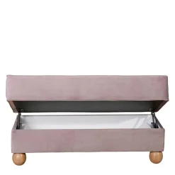 Wohnen Sessel<Rosa Komfortsessel mit Fußhocker - Garcia