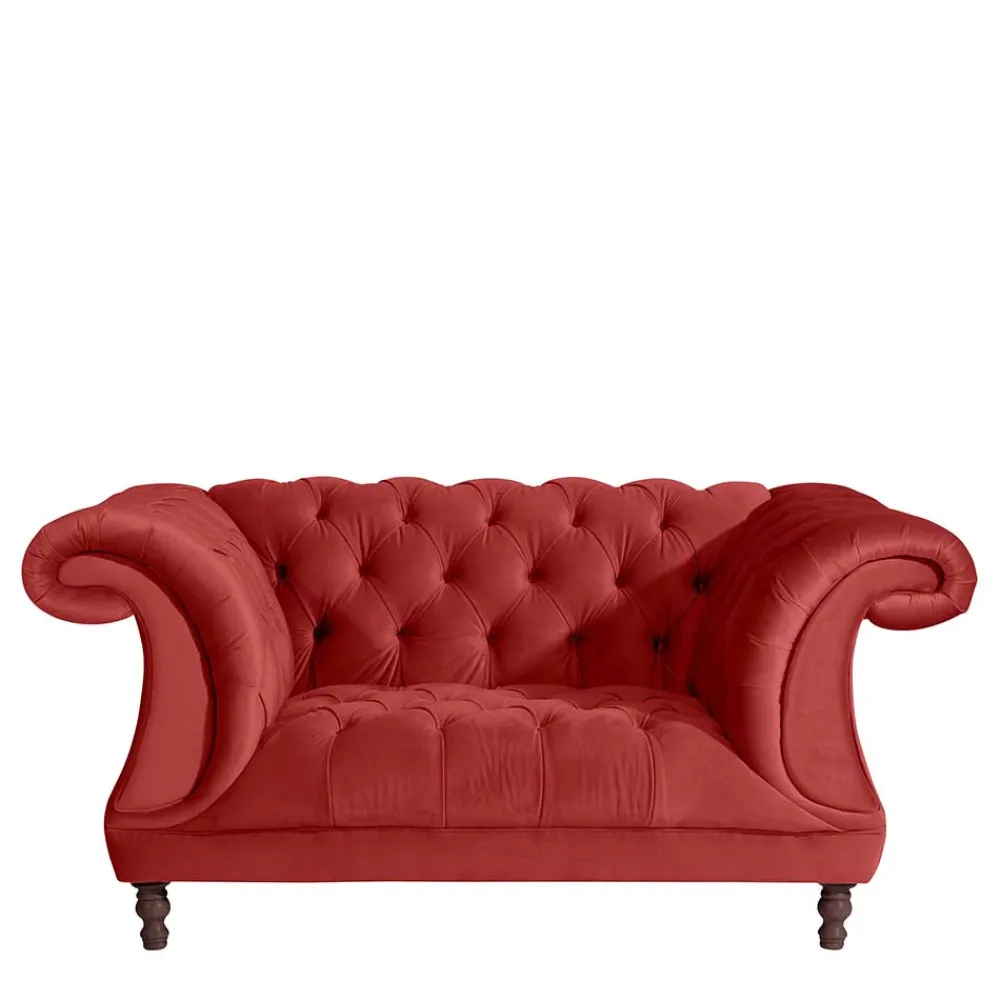 Wohnen Sessel<Roter Barock Sessel im XXL Format - Henissa