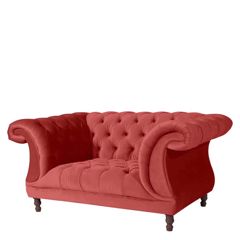 Wohnen Sessel<Roter Barock Sessel im XXL Format - Henissa
