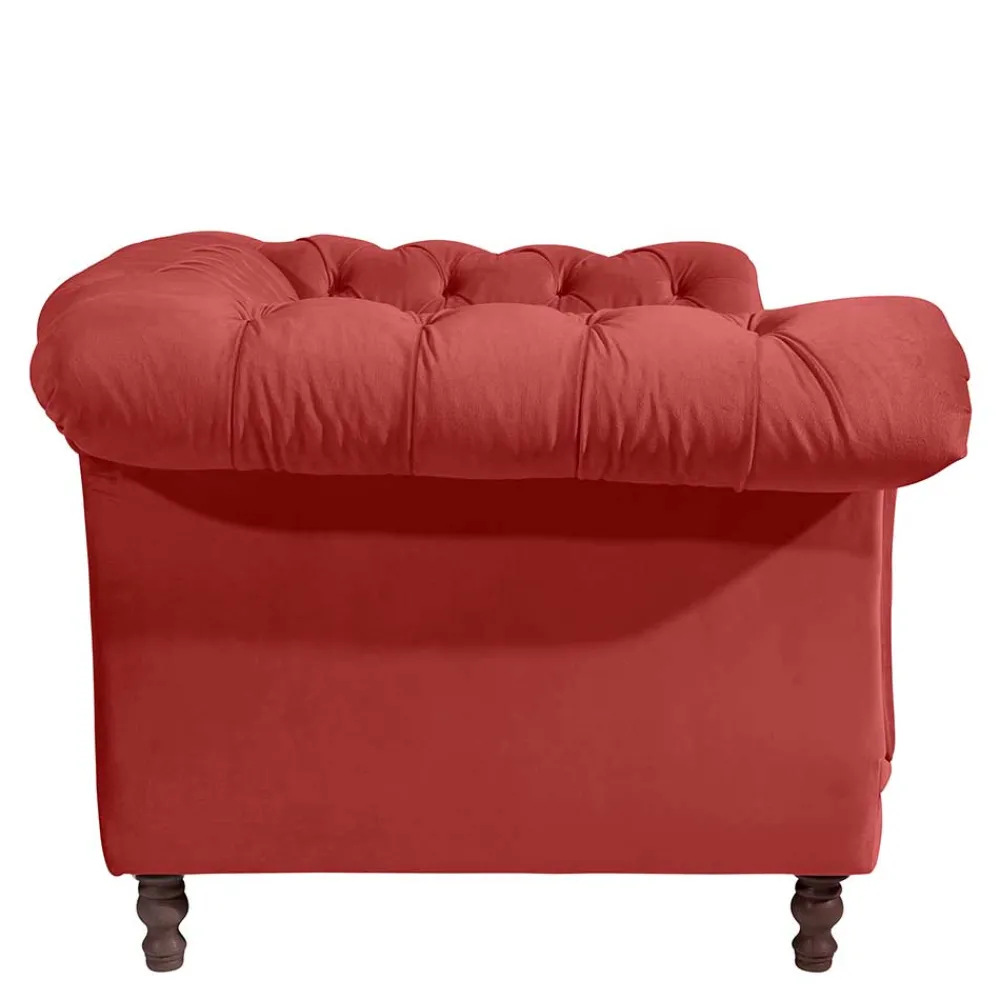 Wohnen Sessel<Roter Barock Sessel im XXL Format - Henissa