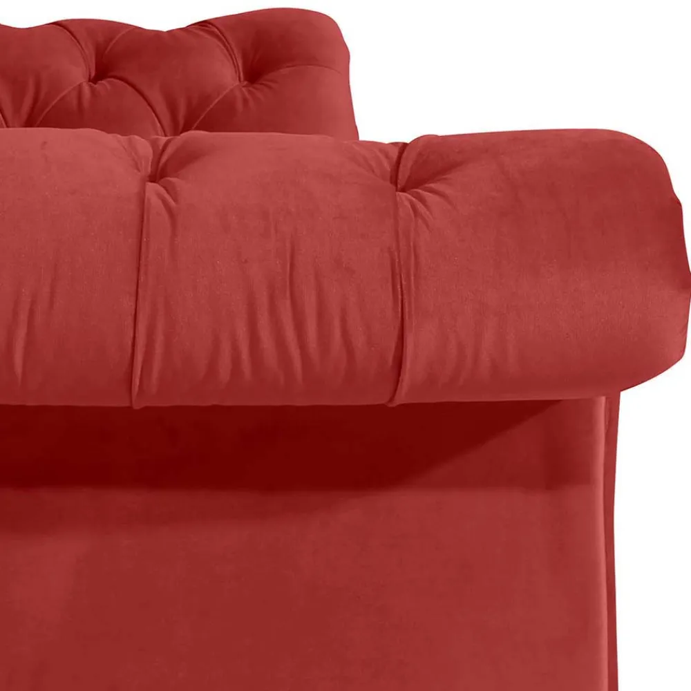 Wohnen Sessel<Roter Barock Sessel im XXL Format - Henissa