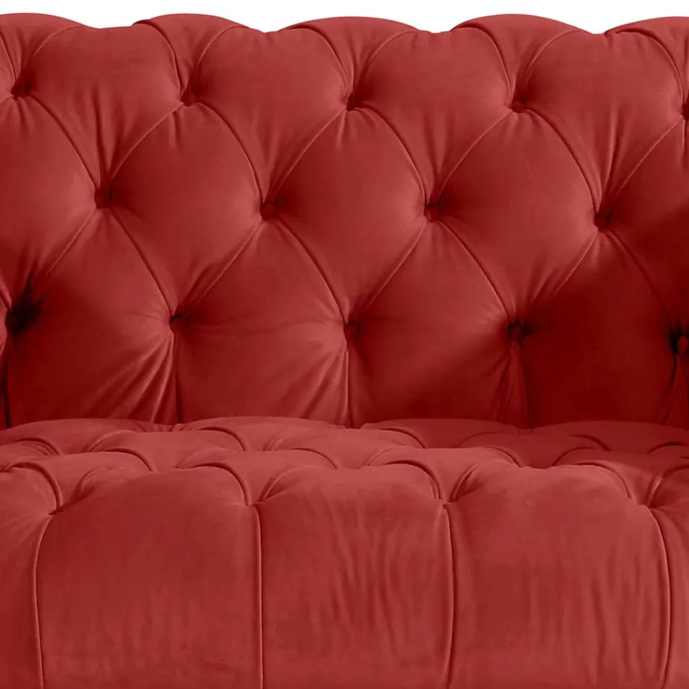 Wohnen Sessel<Roter Barock Sessel im XXL Format - Henissa