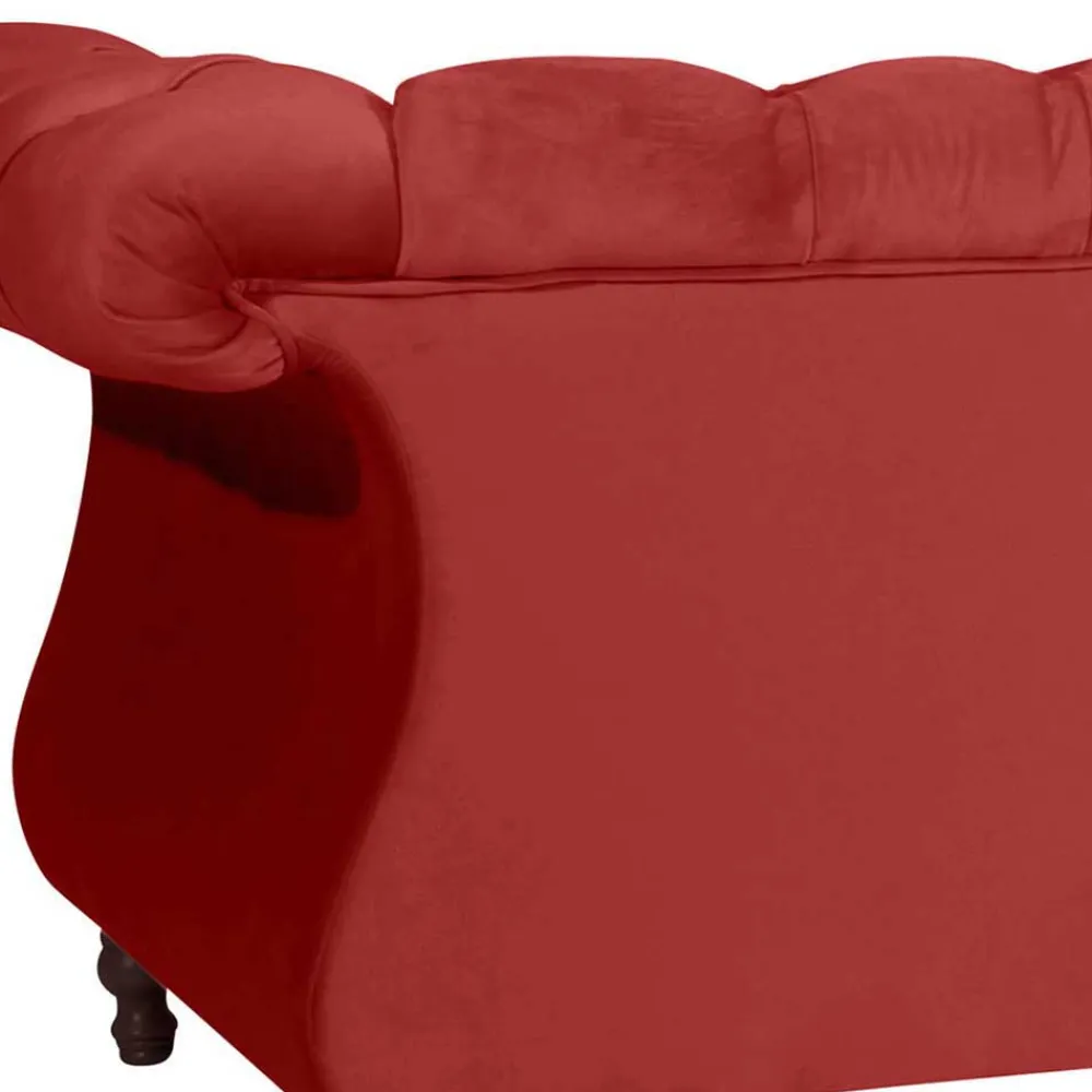 Wohnen Sessel<Roter Barock Sessel im XXL Format - Henissa
