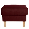 Wohnen Hocker<Roter Wohnzimmerhocker mit Stoffbezug - Lacaza