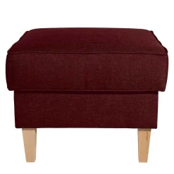 Wohnen Hocker<Roter Wohnzimmerhocker mit Stoffbezug - Lacaza