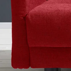 Wohnen Betten|Sofas<Rotes Schlafsofa mit Flachgewebe Bezug - Singuaro