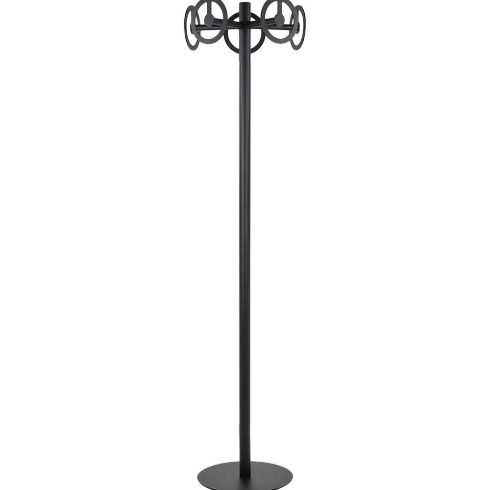 Wohnen Garderoben<Runde Design Standgarderobe mit 5 Haken - Oladrios