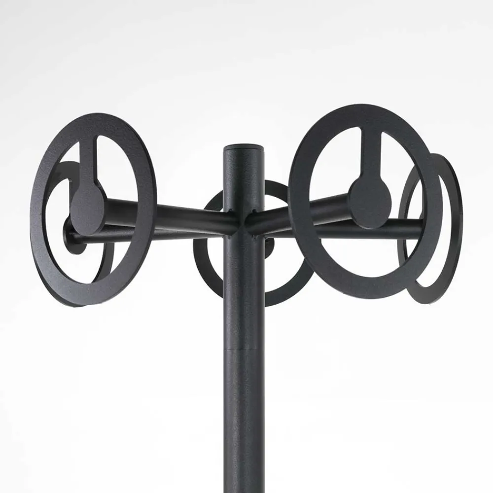 Wohnen Garderoben<Runde Design Standgarderobe mit 5 Haken - Oladrios