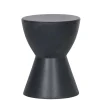 Wohnen Hocker<Runde Designhocker aus Tonfaser - Eterna (2er Set)
